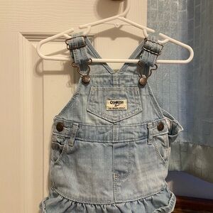 OshKosh B'gosh Light Blue Baby Overall Dress